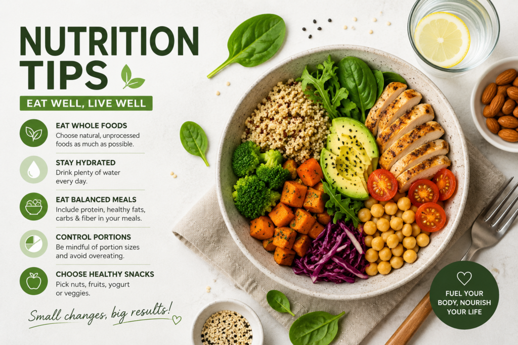 Nutrition tips for healthy eating